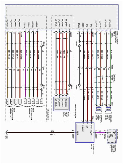 2001 Ford E350 Econoline Radio Wiring Diagram