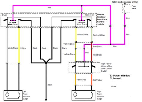 2001 Ford Mustang Power Window Wiring Diagram