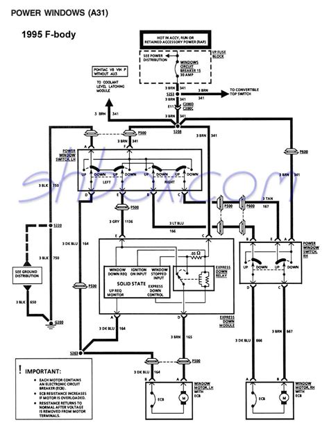 2001 Ford Mustang Power Windows Wiring Diagram