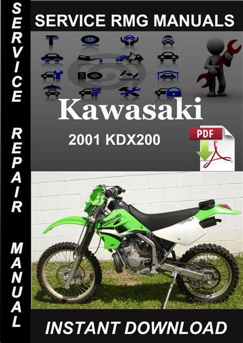 2001 Kawasaki Kdx200 Service Repair Manual Download