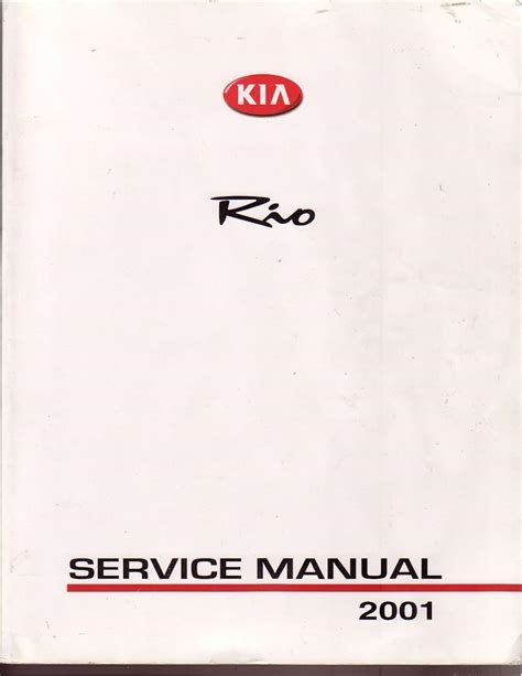 2001 Kia Rio Service Manual Free