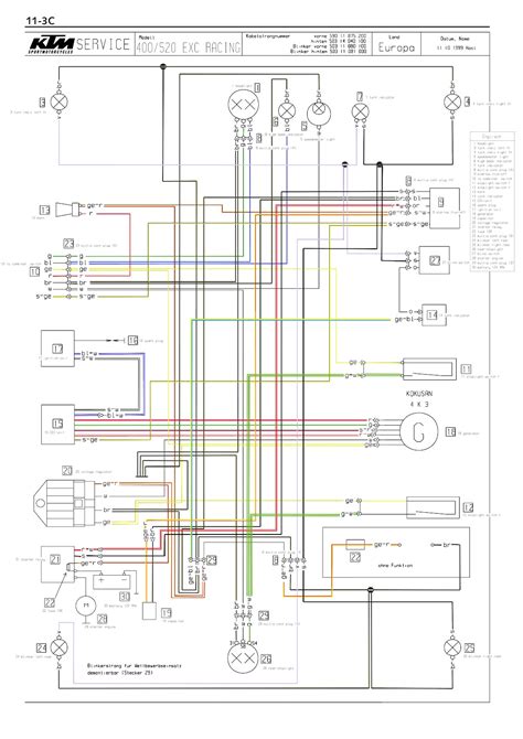 2001 Ktm 400 Wiring Diagram