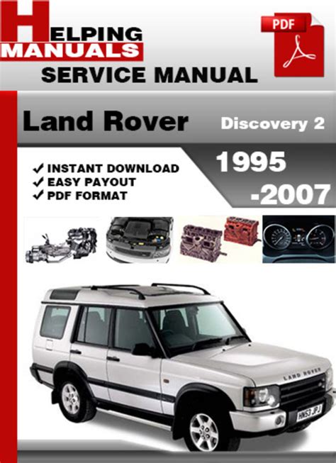 2001 Land Rover Discovery 2 Service Manual Download