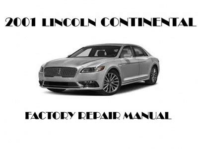 2001 Lincoln Continental Service Manual