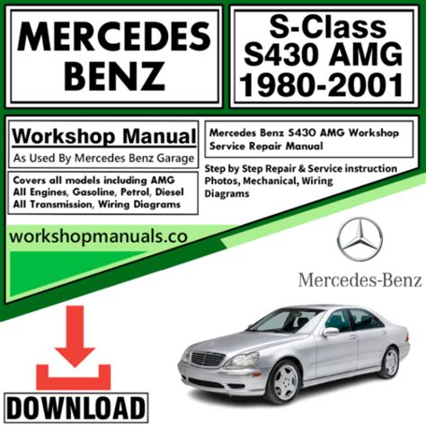 2001 Mercedes Benz S430 Service Repair Manual Software