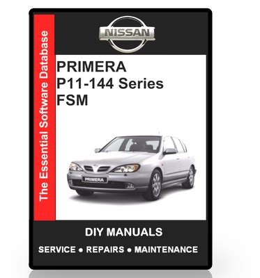 2001 Nissan Primera P11 144 Service Manual Download