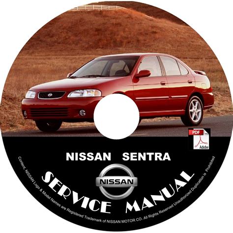 2001 Nissan Sentra Workshop Service Manual