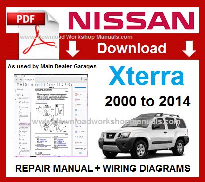 2001 Nissan Xterra Service Repair Workshop Manual Instant Download