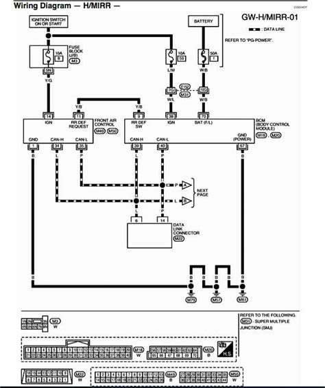 2001 Nissan Xterra Wiring Harness Diagram