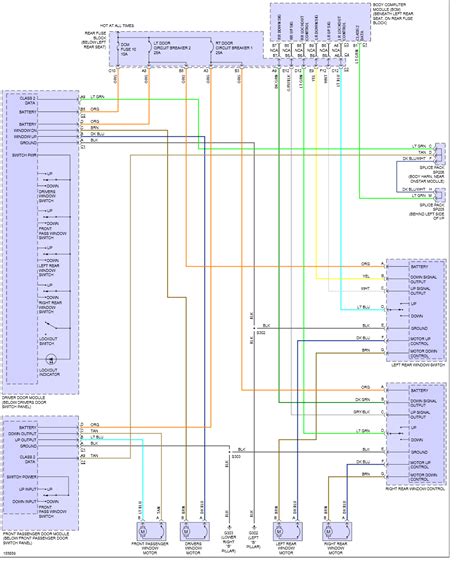 2001 Olds Alero Power Window Switch Wiring Diagram