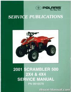 2001 Polaris Scrambler 500 Service Manual