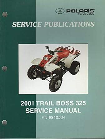 2001 Polaris Trail Boss 325 Service Manual