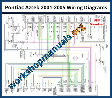 2001 Pontiac Aztek Wiring Diagram