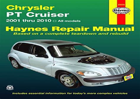 2001 Pt Cruiser Service Manual Download