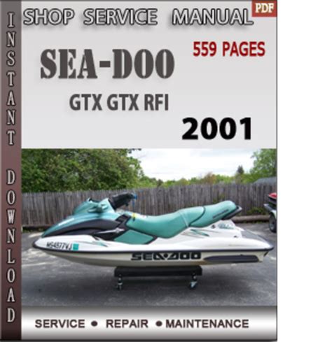 2001 Seadoo Sea Doo Service Repair Manual Download