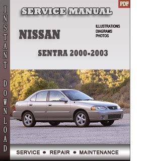 2001 Sentra B15 Service And Repair Manual