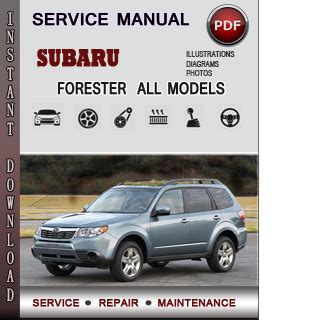 2001 Subaru Forester Free Pdf Service Manual