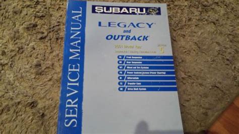 2001 Subaru Legacy Outback Service Repair Manual Download