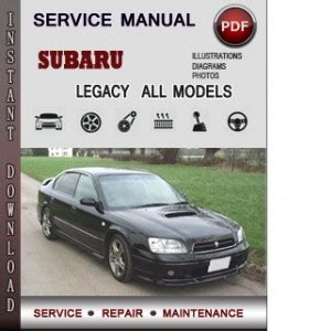 2001 Subaru Legacy Service Repair Manual Download 01