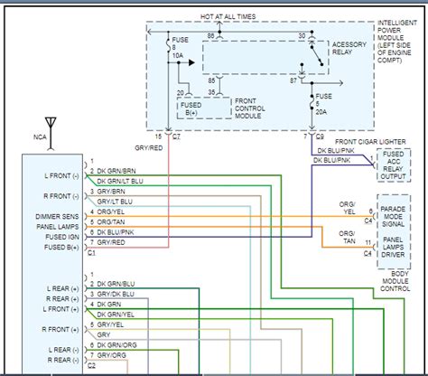 2001 Town Stereo Wiring Diagram