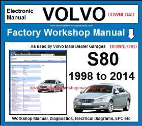 2001 Volvo S80 Service Repair Manual Software