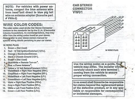 2001 Vw Jetta Stereo Wiring Diagram