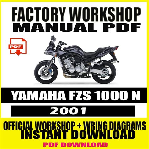 2001 Yamaha Fazer Fzs1000 N Service Repai Manual