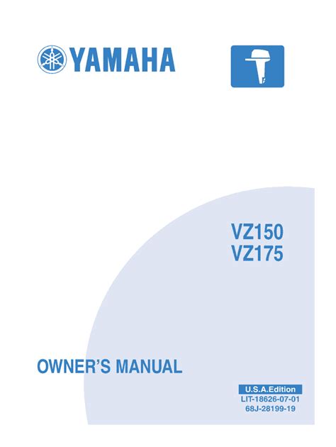 2001 Yamaha Vz150 Hp Outboard Service Repair Manual