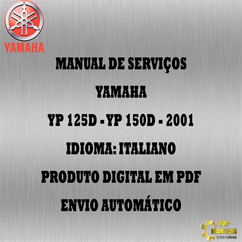 2001 Yamaha Yp125d 150d Service Repair Manual Download It