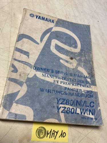 2001 Yamaha Yz80 N Lc Yz80lw N Motorcycle Service Manual