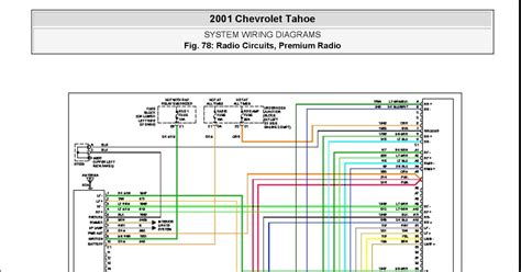 2001 chevy radio wiring diagram 