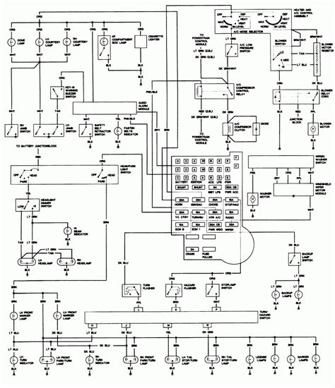 2001 chevy s10 wiring harness 