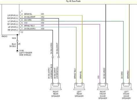 2001 dodge infinity radio wiring diagram 