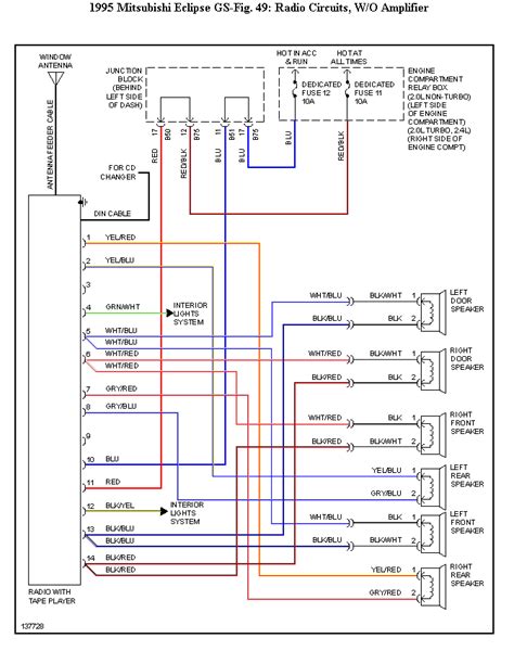 2001 eclipse radio wiring diagram 