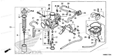 2001 honda recon engine diagram 