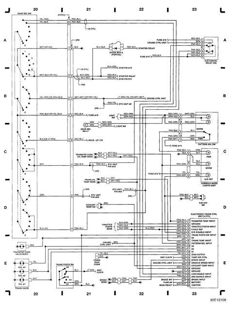2001 isuzu rodeo transmission wiring diagram 