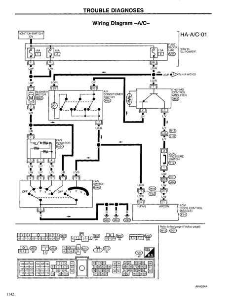 2001 nissan maxima radio wiring diagram 