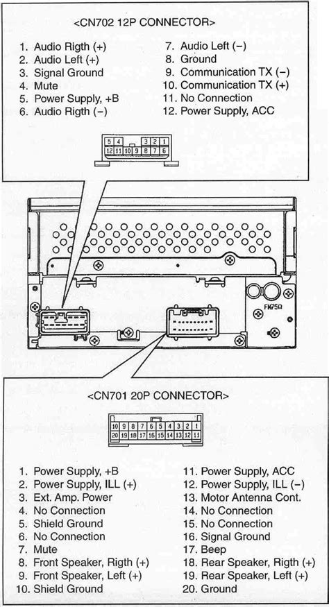 2001 toyota radio wiring diagram 