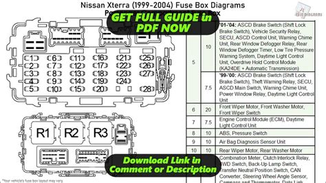 2001 xterra fuse box 