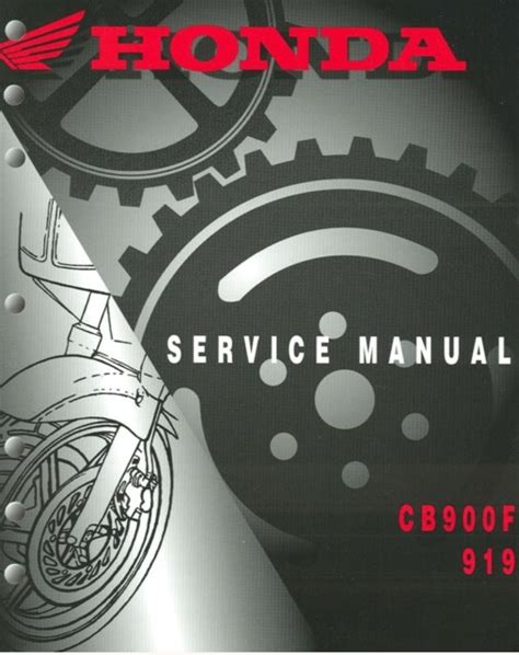 2002 2003 Honda Cb900f Service Repair Manual Download