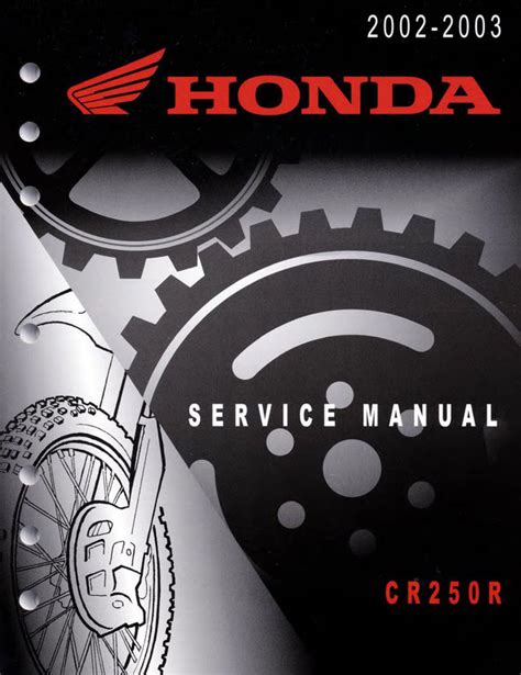 2002 2003 Honda Cr250r Cr 250 R Workshop Service Repair Manual Download 2002 2003