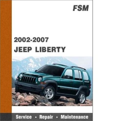 2002 2003 Jeep Liberty Cherokee Kj Part Service Repair Manual Download 2002 2003