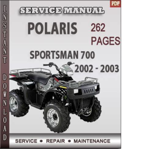 2002 2003 Polaris Sportsman 700 Service Repair Pdf Manual