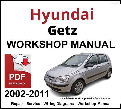 2002 2005 Hyundai Getz Workshop Service Repair Manual