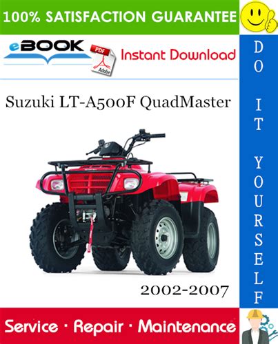 2002 2007 Suzuki Lt A500f Service Repair Manual Download