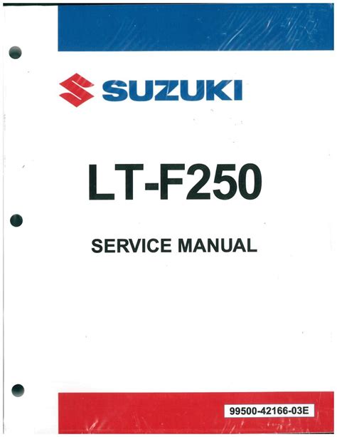 2002 2009 Suzuki Lt F250 Ozark Service Repair Factory Manual Instant Download 2002 2003 2004 2005 2006 2007 2008 2009