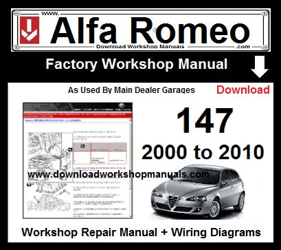 2002 Alfa Romeo 147 Service And Repair Manual