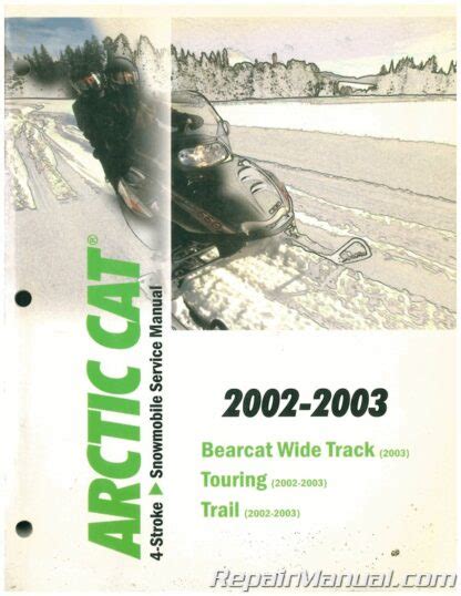 2002 Arctic Cat Snowmobile Service Repair Workshop Manual