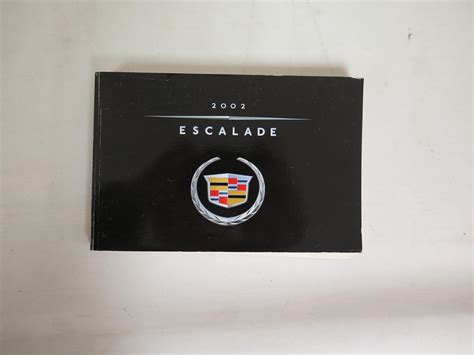 2002 Cadillac Escalade Owners Manual