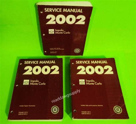 2002 Chevy Impala Free Service Manual